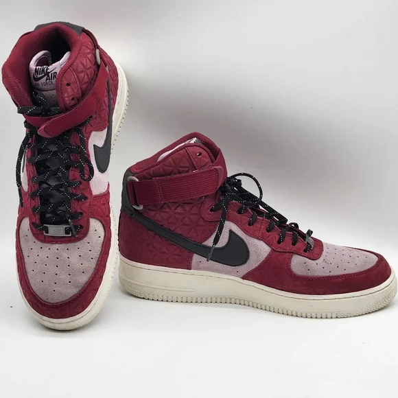 Nike Shoes Nike Air Force Hi Premium Suede Black Plum Size 11